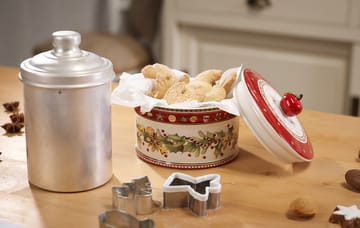 Bote de galletas Winter Bakery M, 0,55 L - Blanco-rojo - Villeroy & Boch
