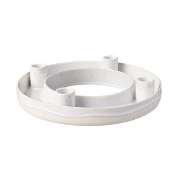 Candelabro de Adviento Winter Glow Ø26 cm - Blanco-beige - Villeroy & Boch