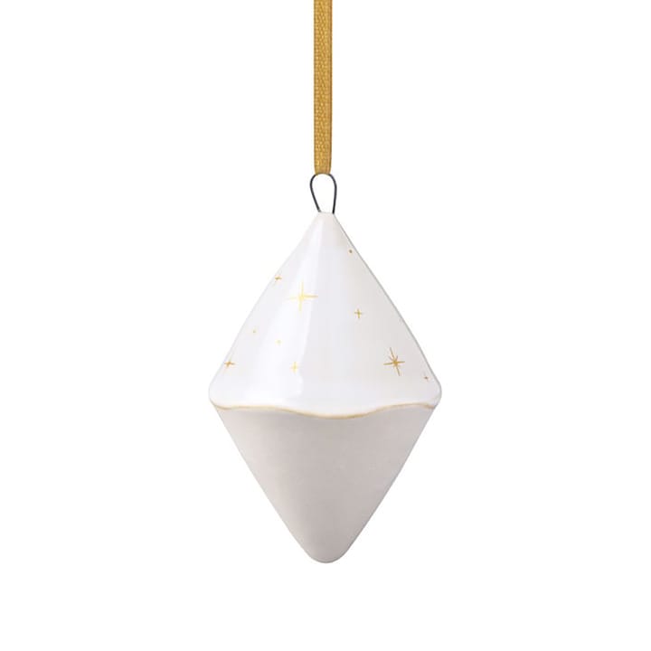 Colgante de Navidad Winter Glow double cone - Blanco-beige - Villeroy & Boch