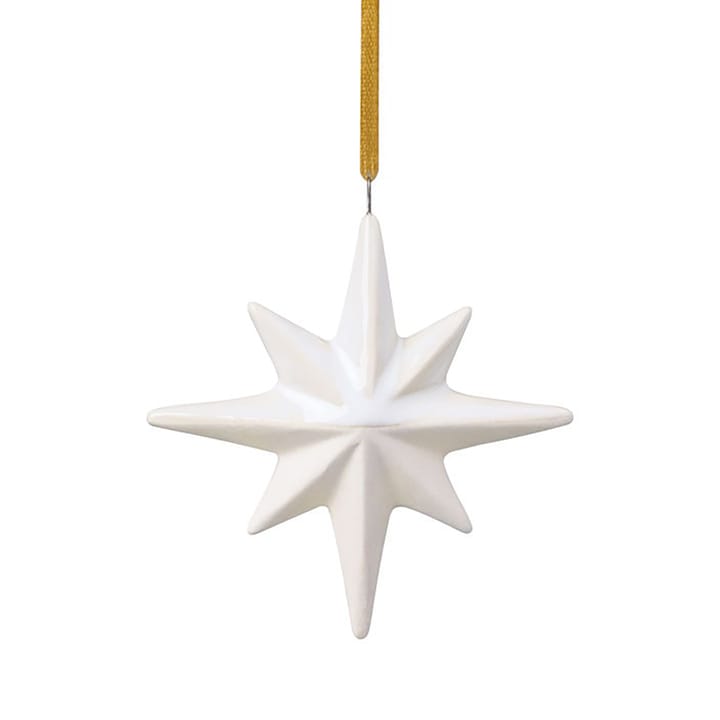 Colgante de Navidad Winter Glow estrella - Blanco-beige - Villeroy & Boch
