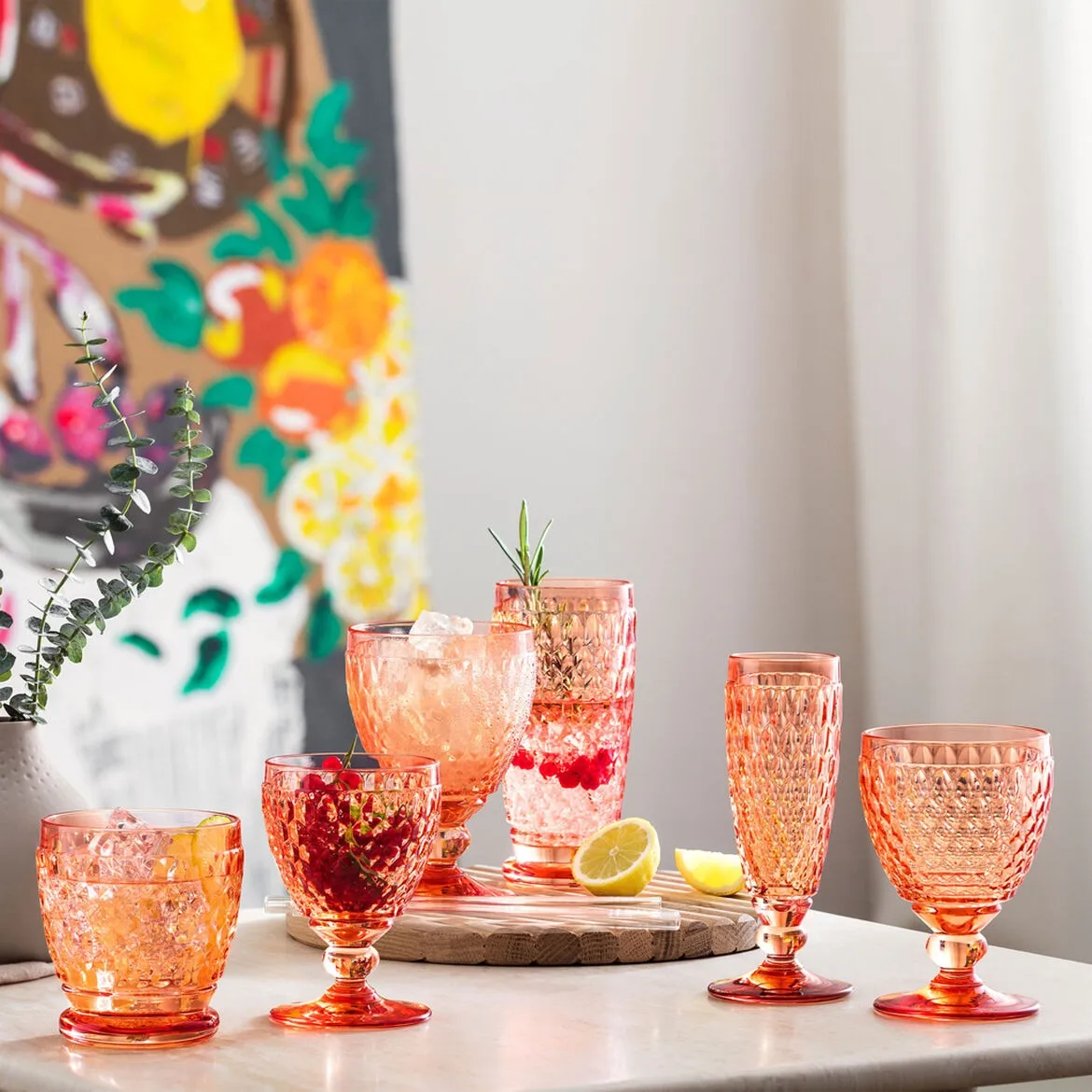 Copa de vino tinto Boston 20 cl, Apricot Villeroy & Boch