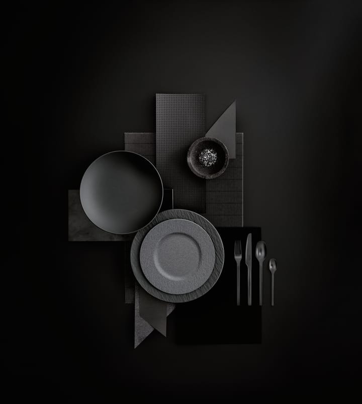 Cubertería Manufacture Rock 16 piezas, negro Villeroy & Boch