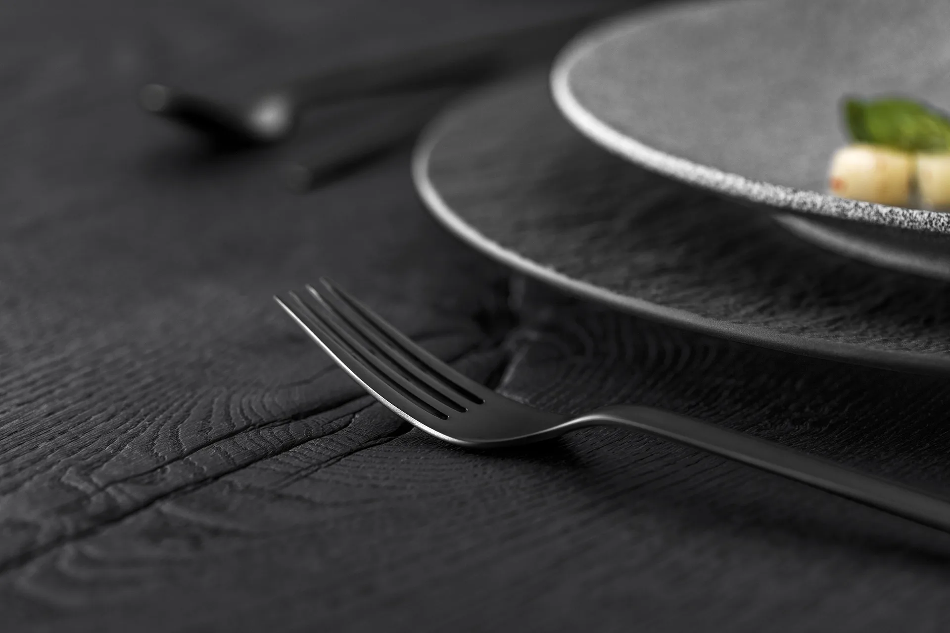 Cubertería Manufacture Rock 20 piezas, negro Villeroy & Boch