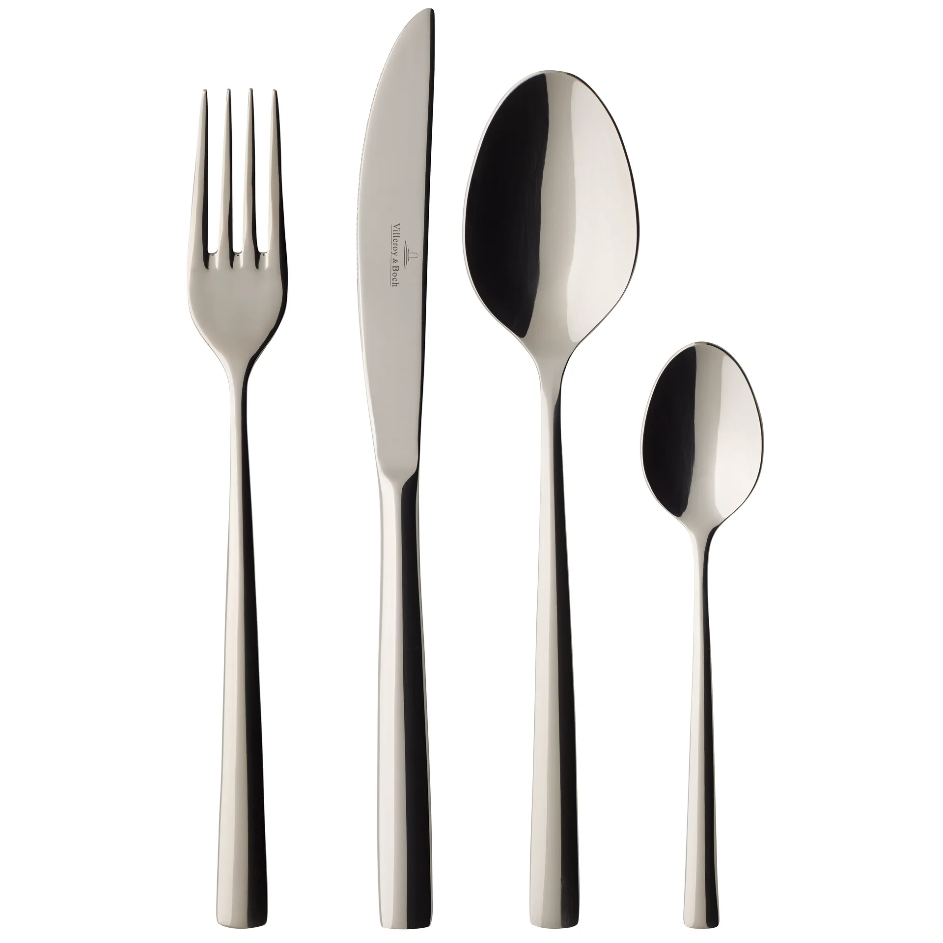 Cubertería Piemont 24 piezas, acero inoxidable Villeroy & Boch