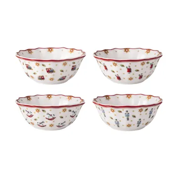 Cuenco Toy's Delight 4 piezas - Blanco-rojo - Villeroy & Boch