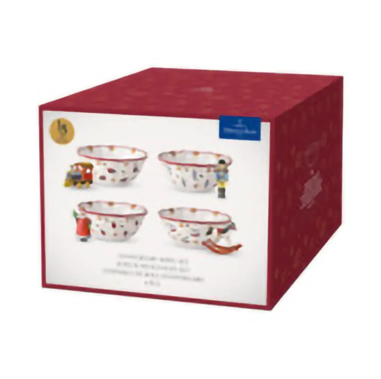 Cuenco Toy's Delight 4 piezas, Blanco-rojo Villeroy & Boch