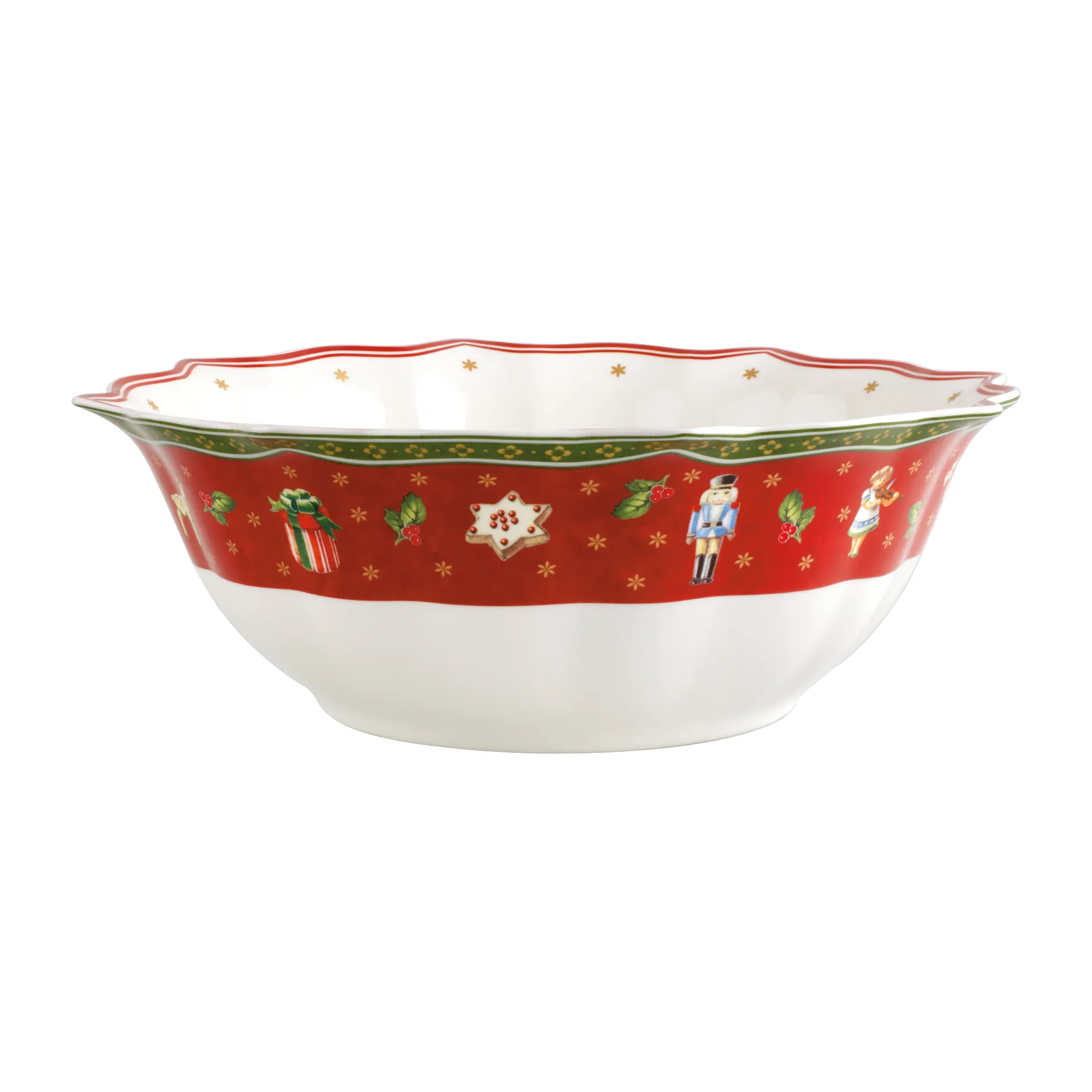 Ensaladera Toy's Delight Ø31,5 cm, blanco-rojo Villeroy & Boch