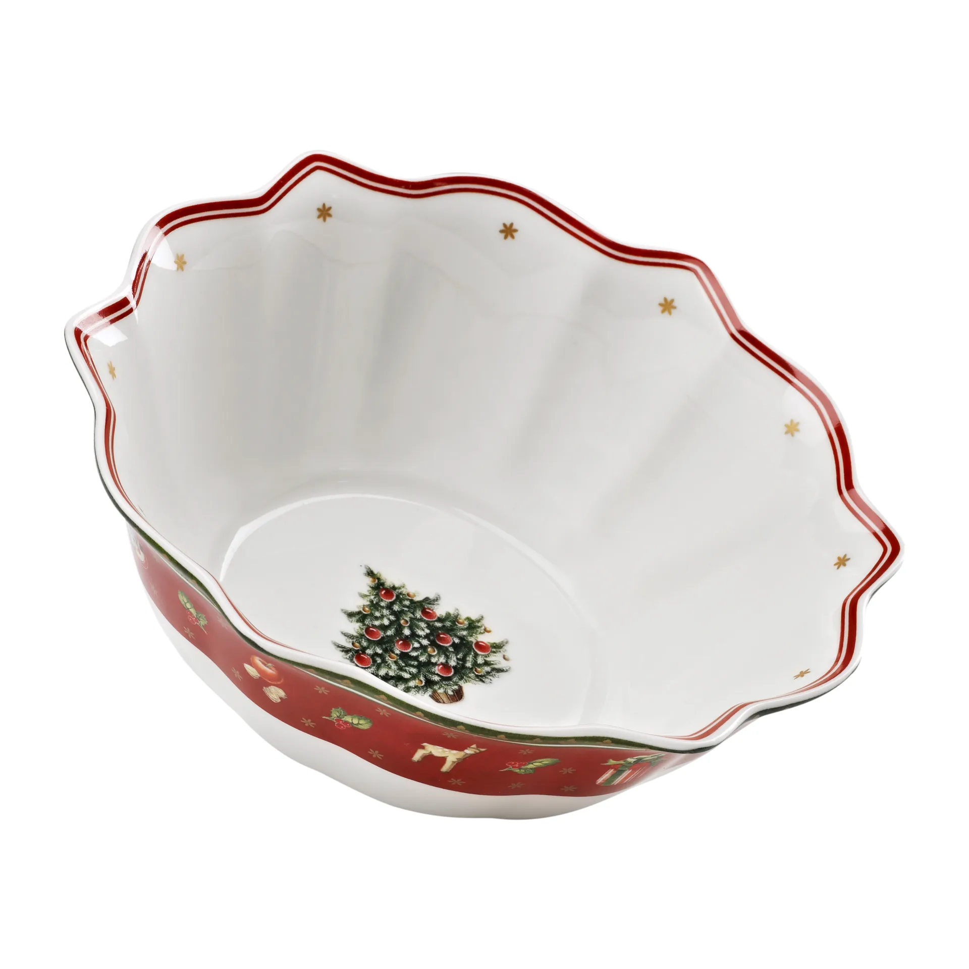 Ensaladera Toy's Delight Ø31,5 cm, blanco-rojo Villeroy & Boch