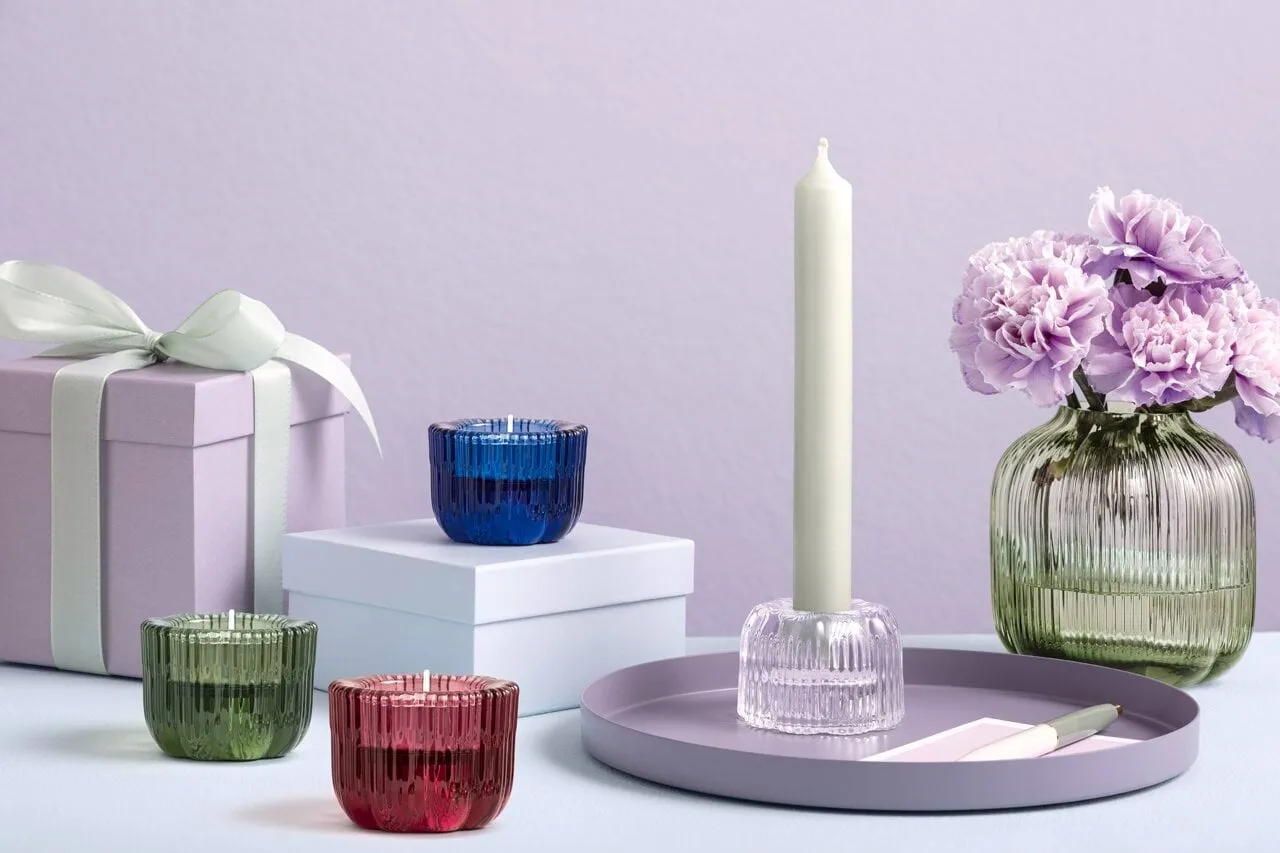Fleur portavelas 2 en 1, Cassis, Ø6,3 cm Villeroy & Boch