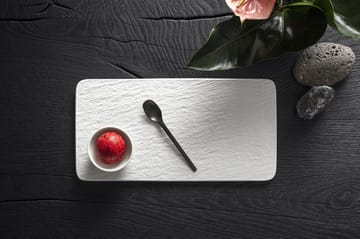 Fuente de servir Manufacture Rock 18x35 cm - Blanc - Villeroy & Boch