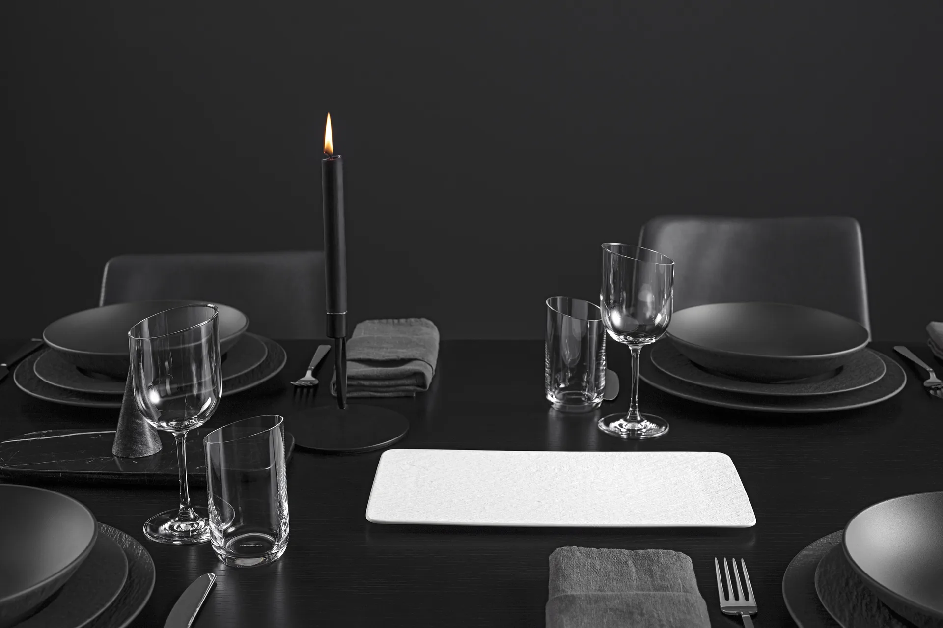 Fuente de servir Manufacture Rock 18x35 cm, Blanc Villeroy & Boch