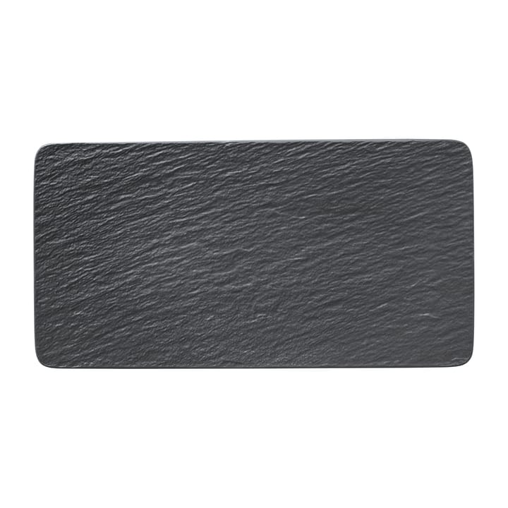 Fuente de servir Manufacture Rock 18x35 cm - negro - Villeroy & Boch