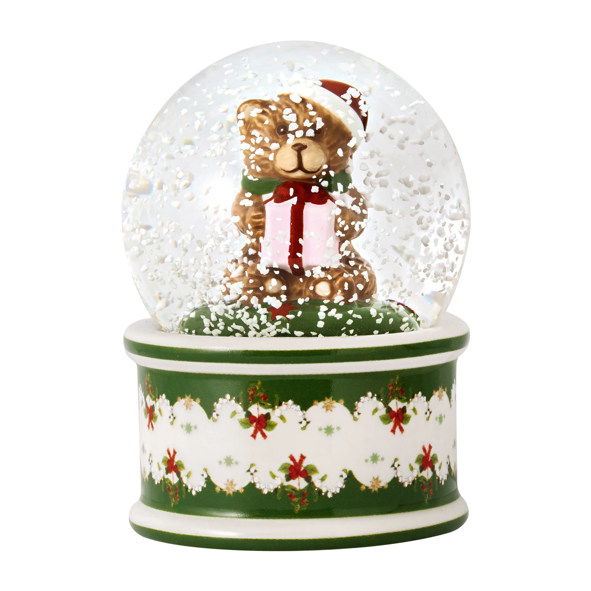 Globo de nieve oso, verde-blanco Villeroy & Boch