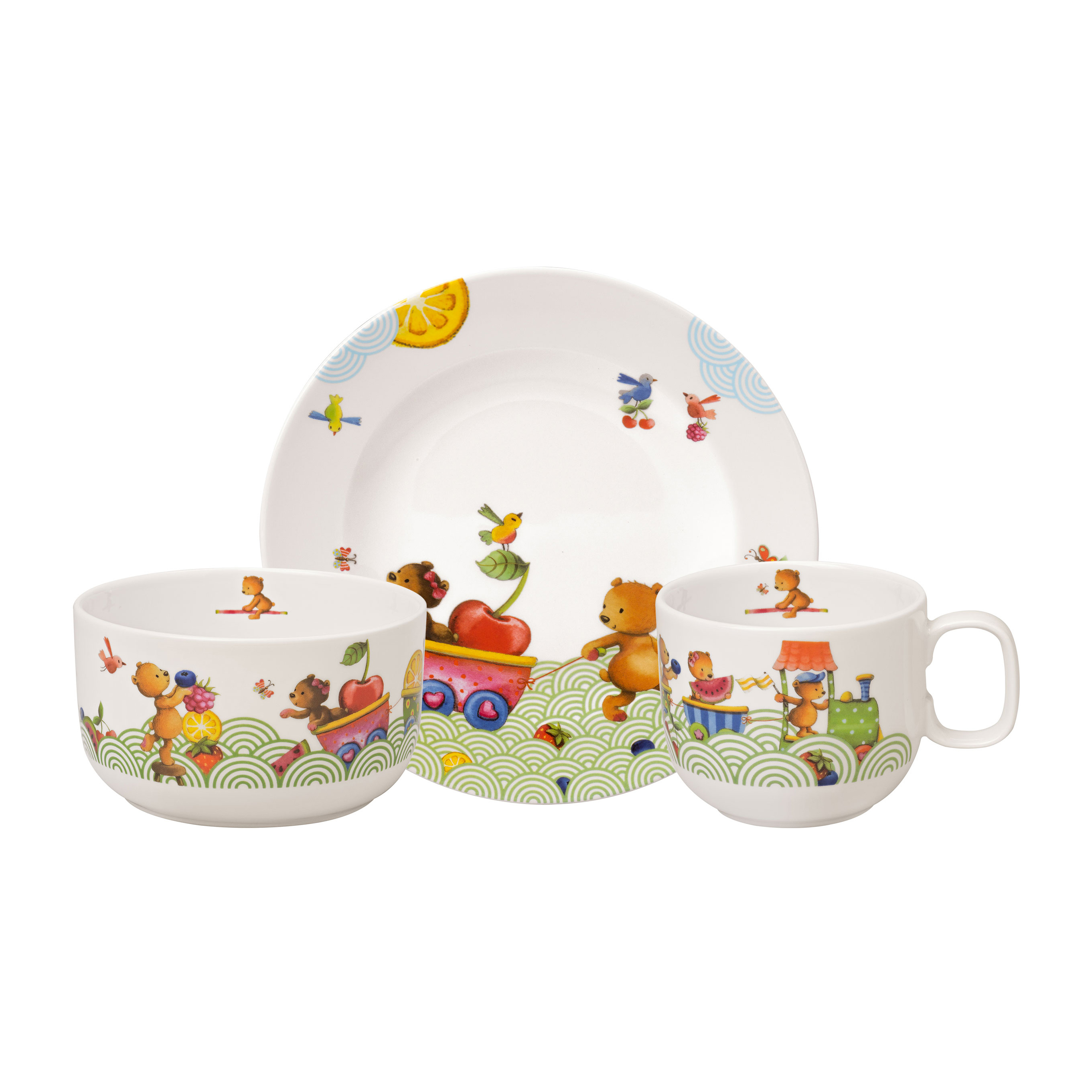 Villeroy & Boch - Happy as a Bear - Vaso infantil (2 unidades, 3.346 in,  cristal apto para lavaplatos)