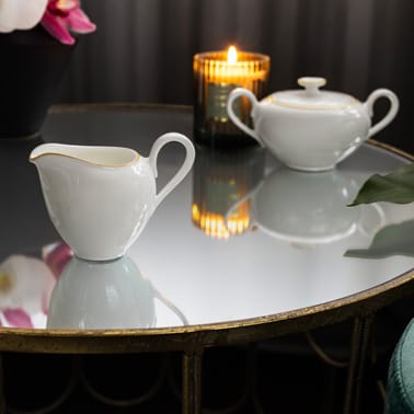 Jarra de leche Anmut Gold 20 cl, blanco Villeroy & Boch