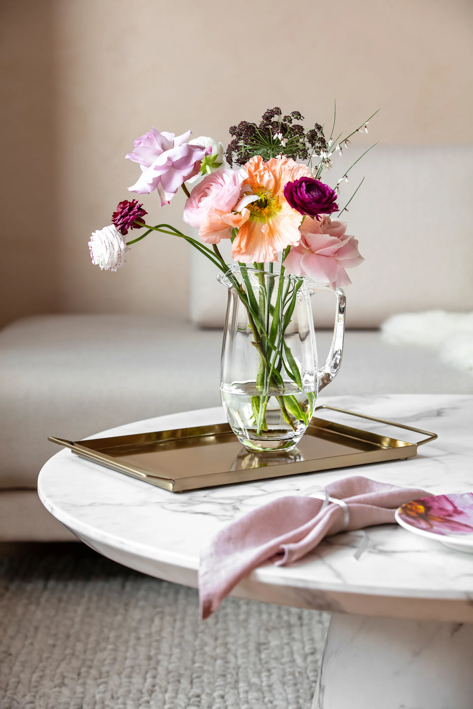 Jarra Rose Garden 1,5 l, Transparente Villeroy & Boch