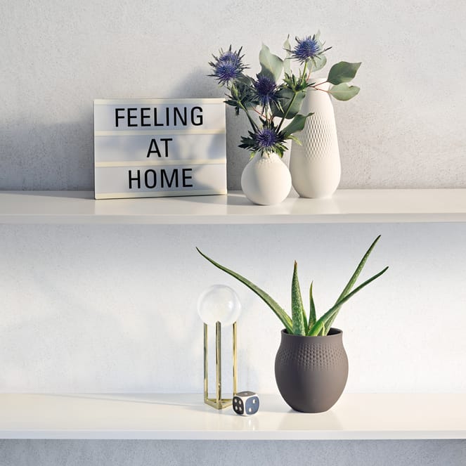 Jarrón Collier Blanc Carre, alto Villeroy & Boch
