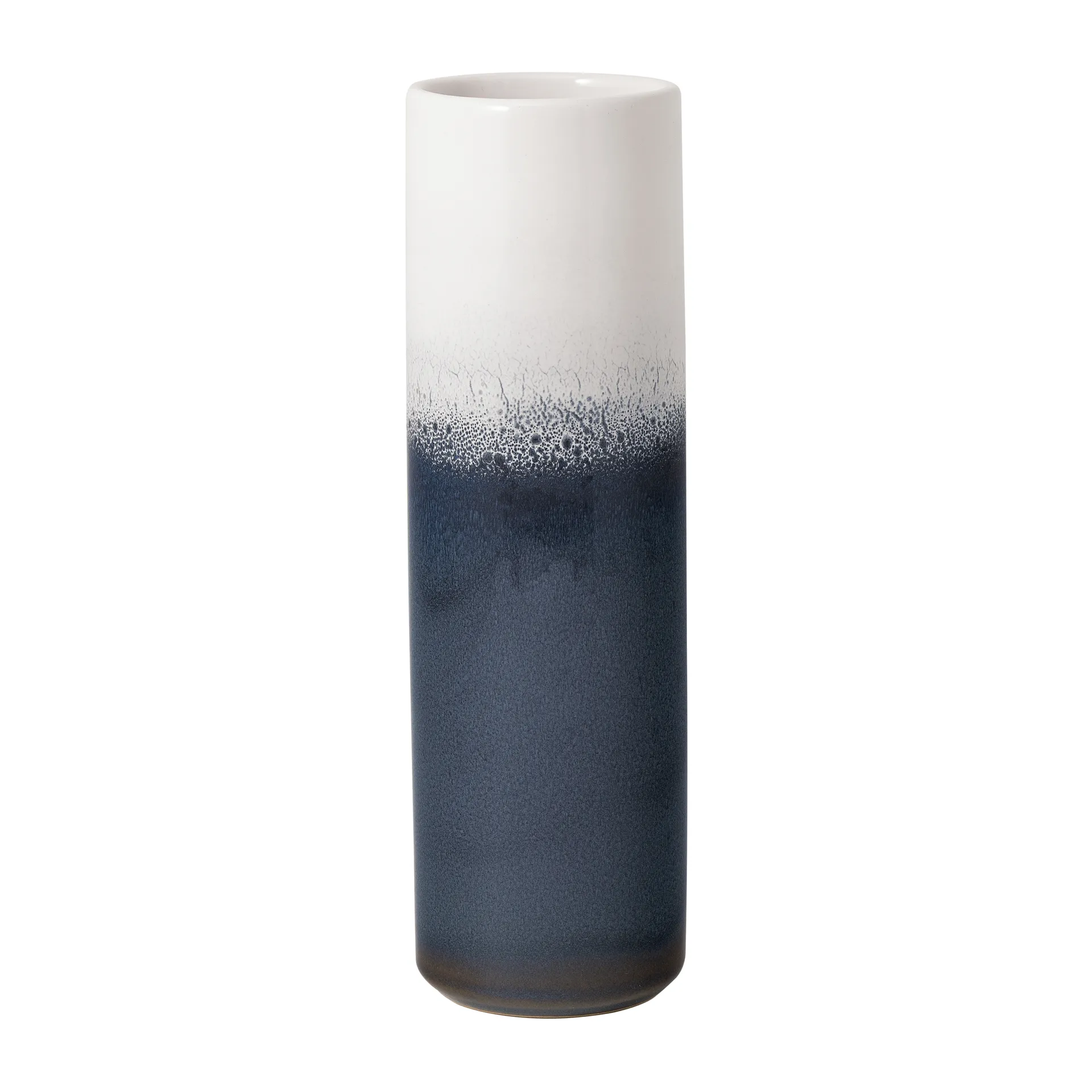 Jarrón Lave Home cylinder 25 cm, azul-blanco Villeroy & Boch
