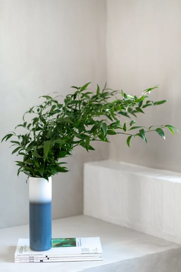 Jarrón Lave Home cylinder 25 cm - azul-blanco - Villeroy & Boch
