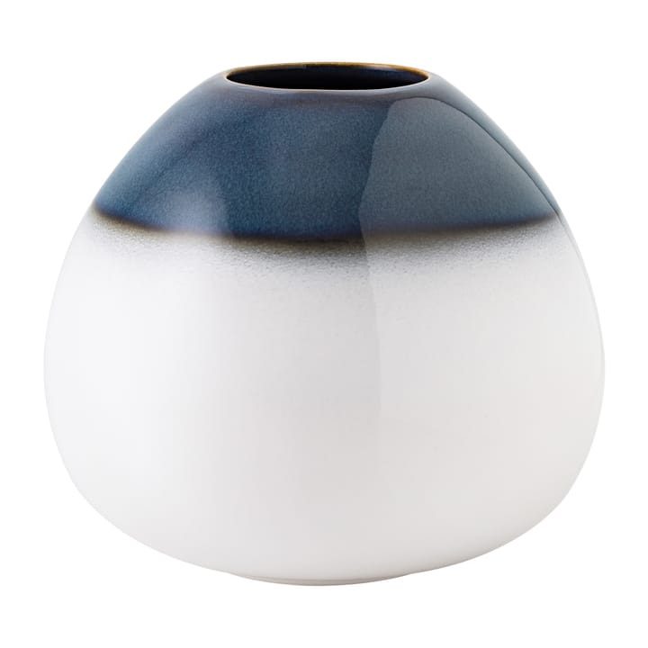 Jarrón Lave Home egg-shaped 13 cm - azul-blanco - Villeroy & Boch