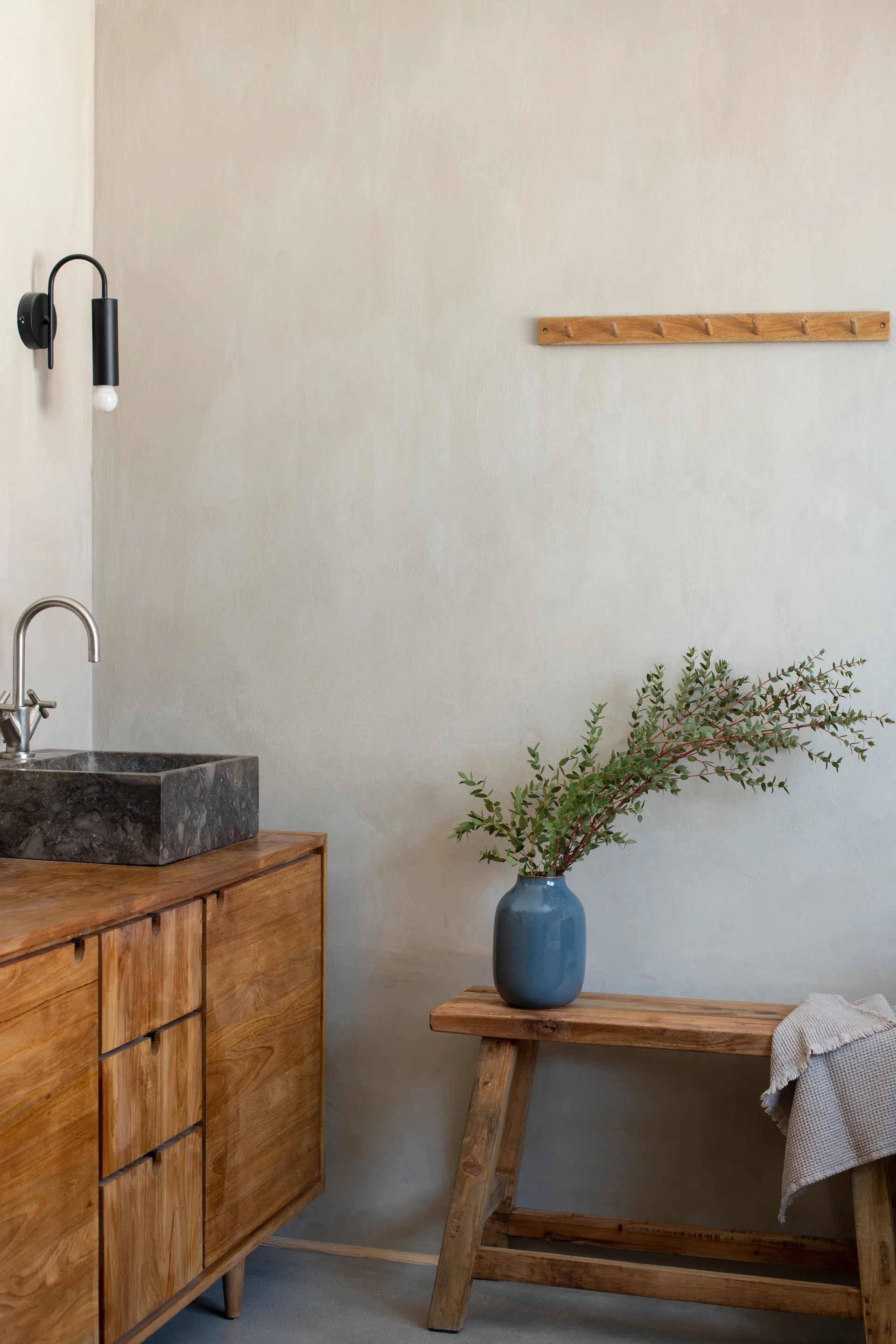 Jarrón Lave Home shoulder 22 cm, azul Villeroy & Boch