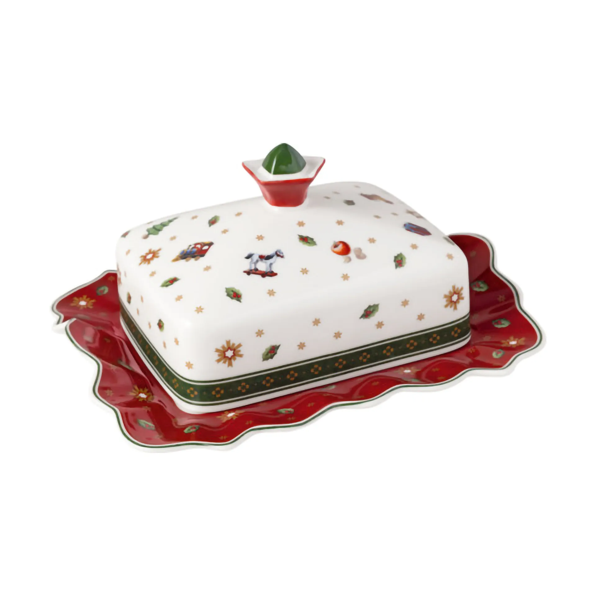 Mantequera Toy's Delight 16x19 cm, Blanco-rojo Villeroy & Boch