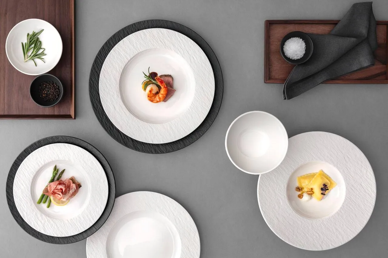 Manufacture Ice plato, Blanco, Ø21,7 cm Villeroy & Boch