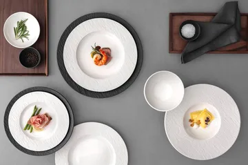 Manufacture Ice plato - Blanco, Ø21,7 cm - Villeroy & Boch