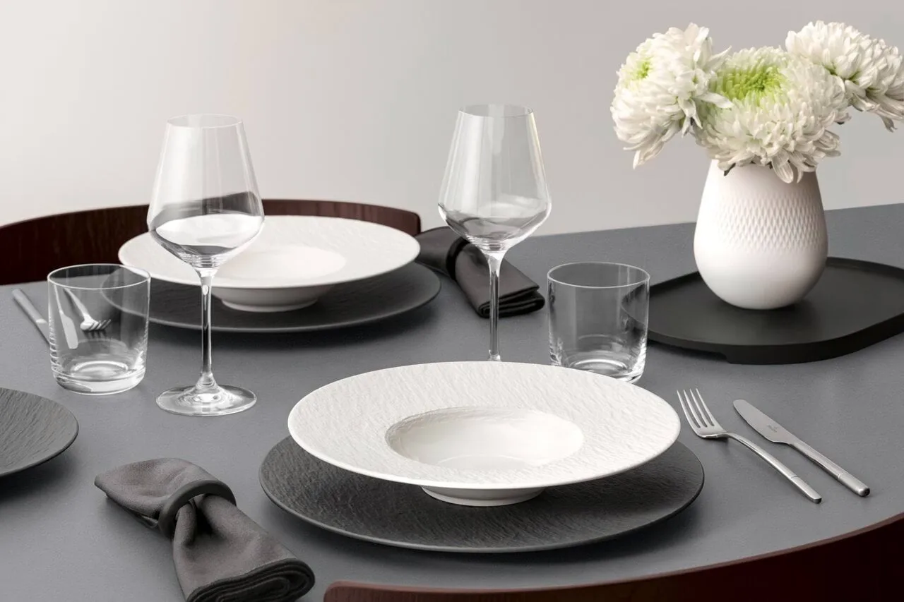 Manufacture Ice plato hondo para pasta, Blanco, Ø28 cm Villeroy & Boch