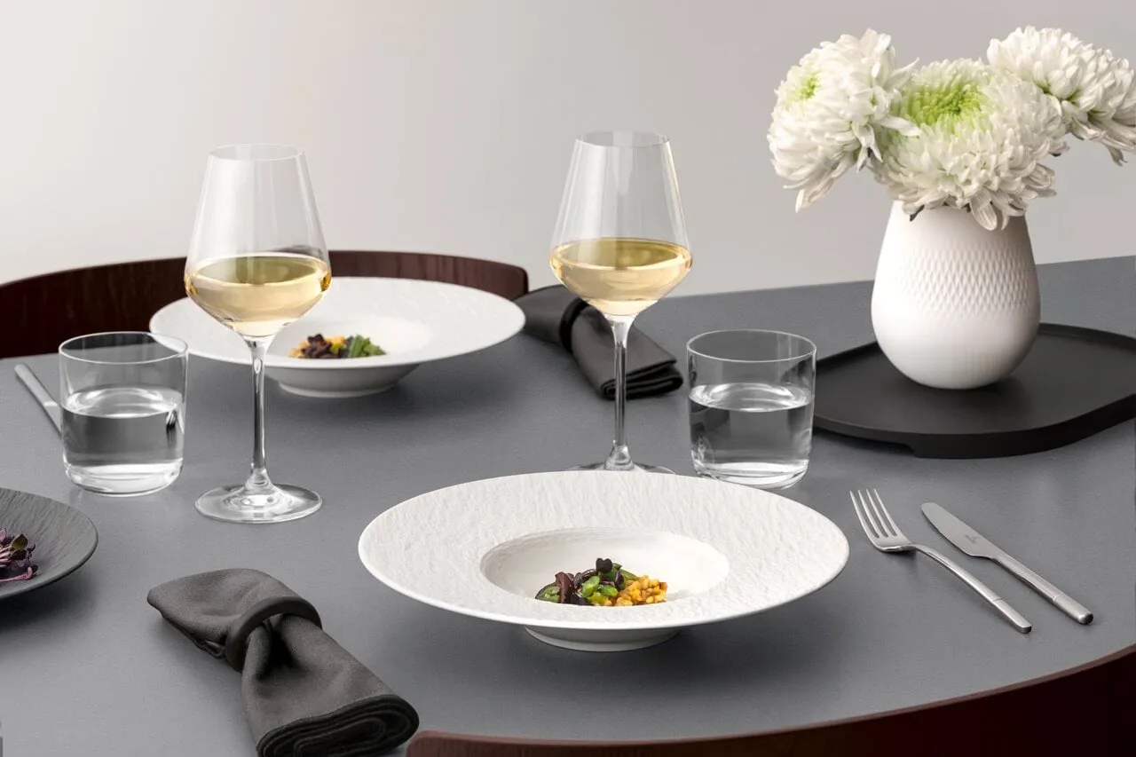 Manufacture Ice plato hondo para pasta, Blanco, Ø28 cm Villeroy & Boch