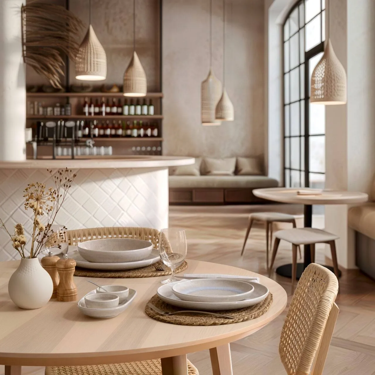 Perlemor Sand plato, Beige, Ø29 cm Villeroy & Boch