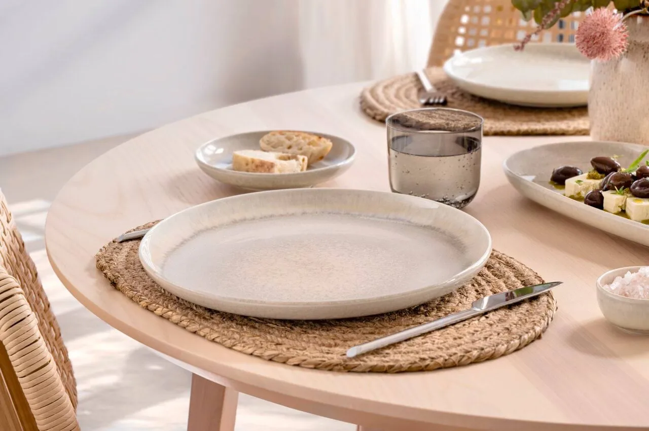 Perlemor Sand plato, Beige, Ø29 cm Villeroy & Boch