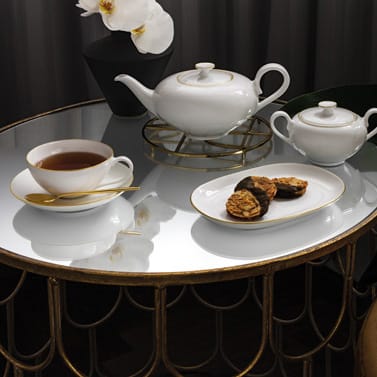 Platillo para té Anmut Gold, blanco Villeroy & Boch