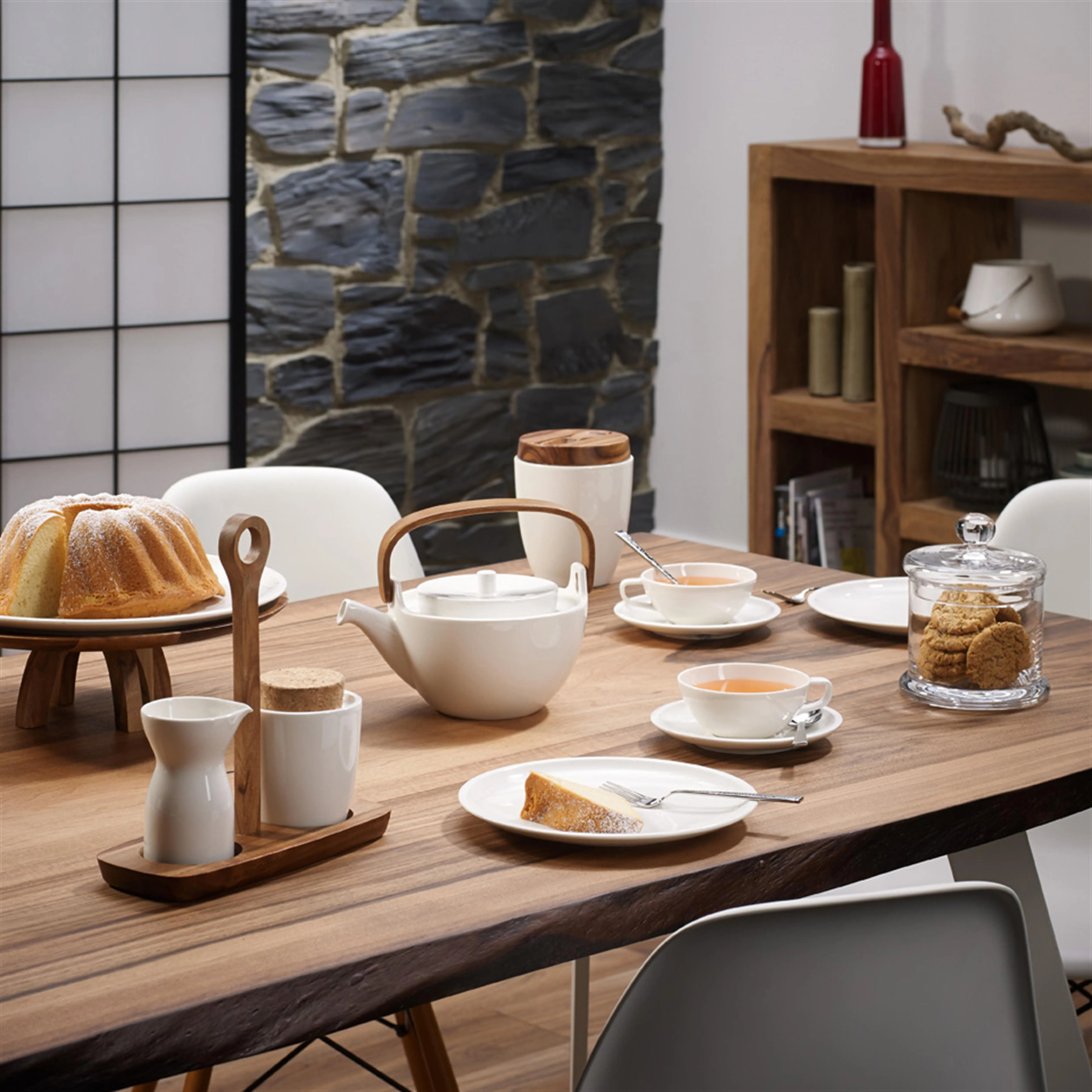 Villeroy & Boch - Set De Platos Twist White Para Hasta 6 Personas, 12