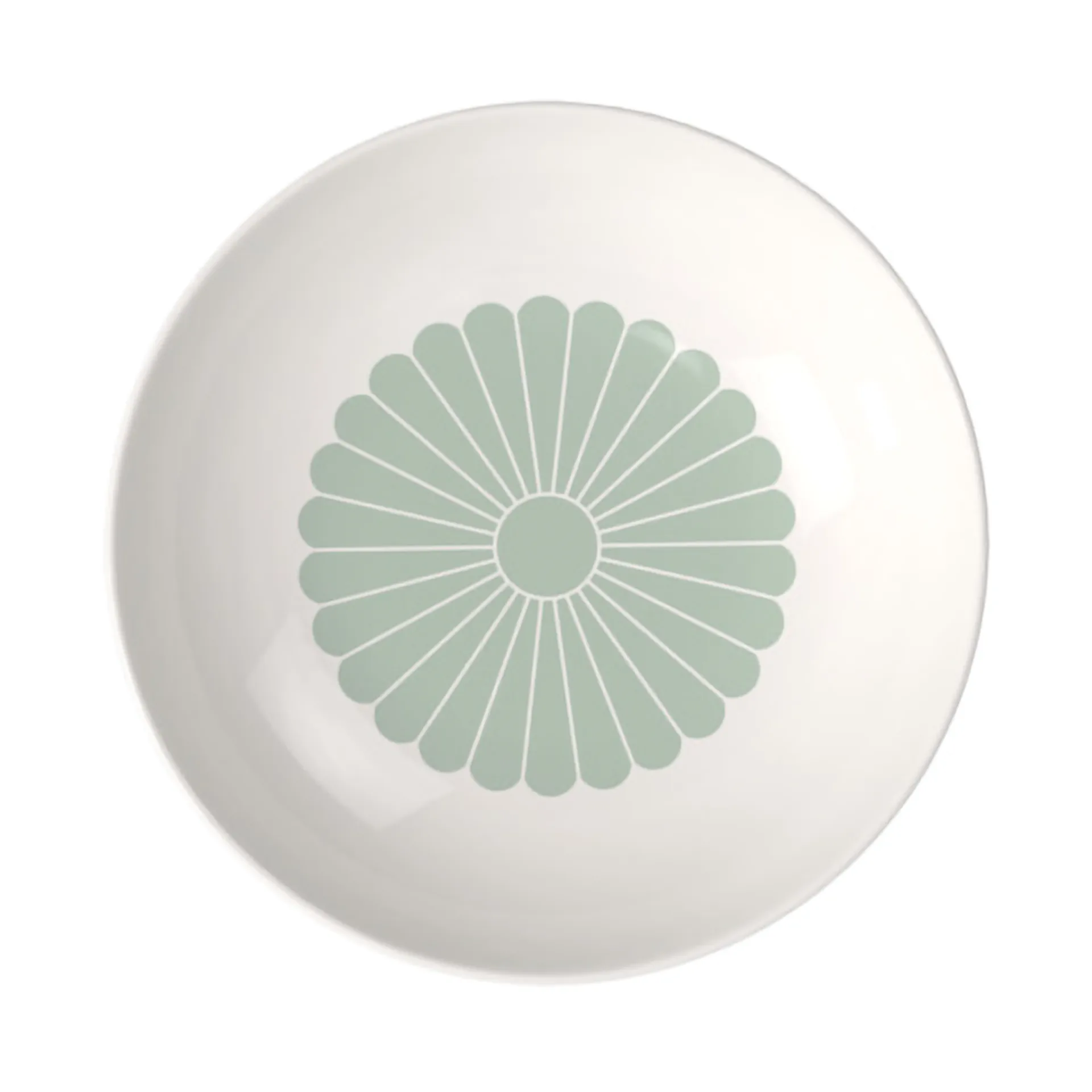 Plato Fleur Ø24 cm, White-green Villeroy & Boch