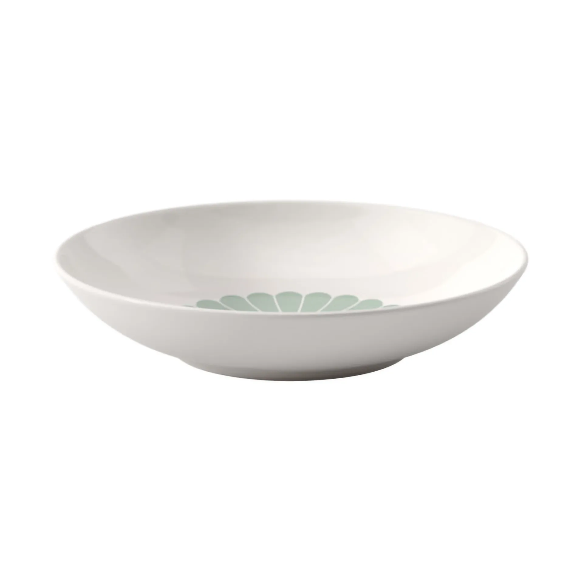 Plato Fleur Ø24 cm, White-green Villeroy & Boch