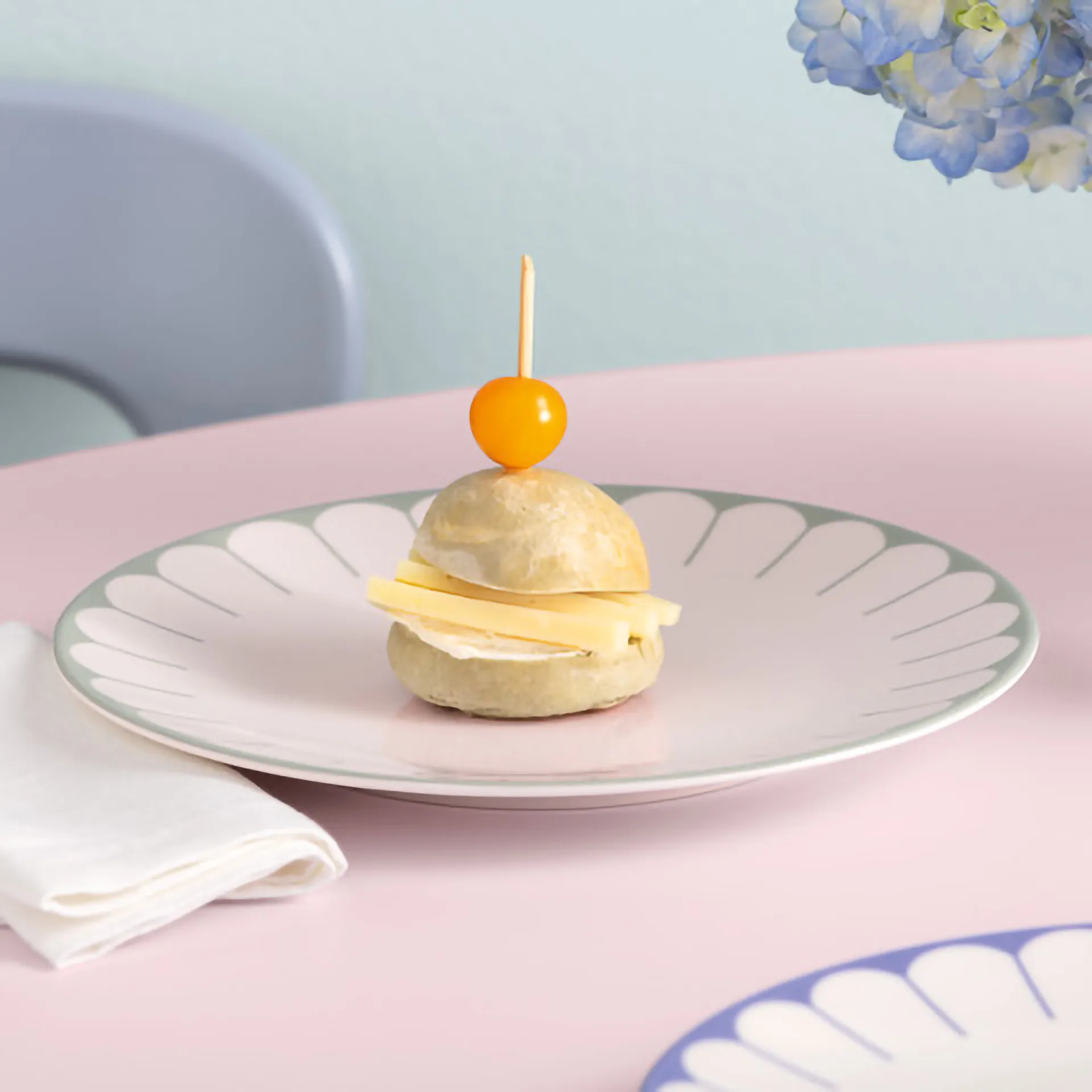 Plato Fleur Ø26,5 cm, White-green Villeroy & Boch