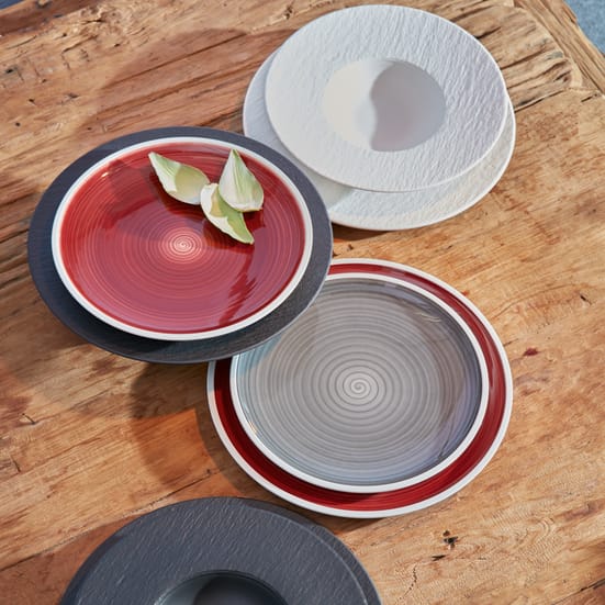 Plato hondo Manufacture Rock Ø28 cm, Blanc Villeroy & Boch