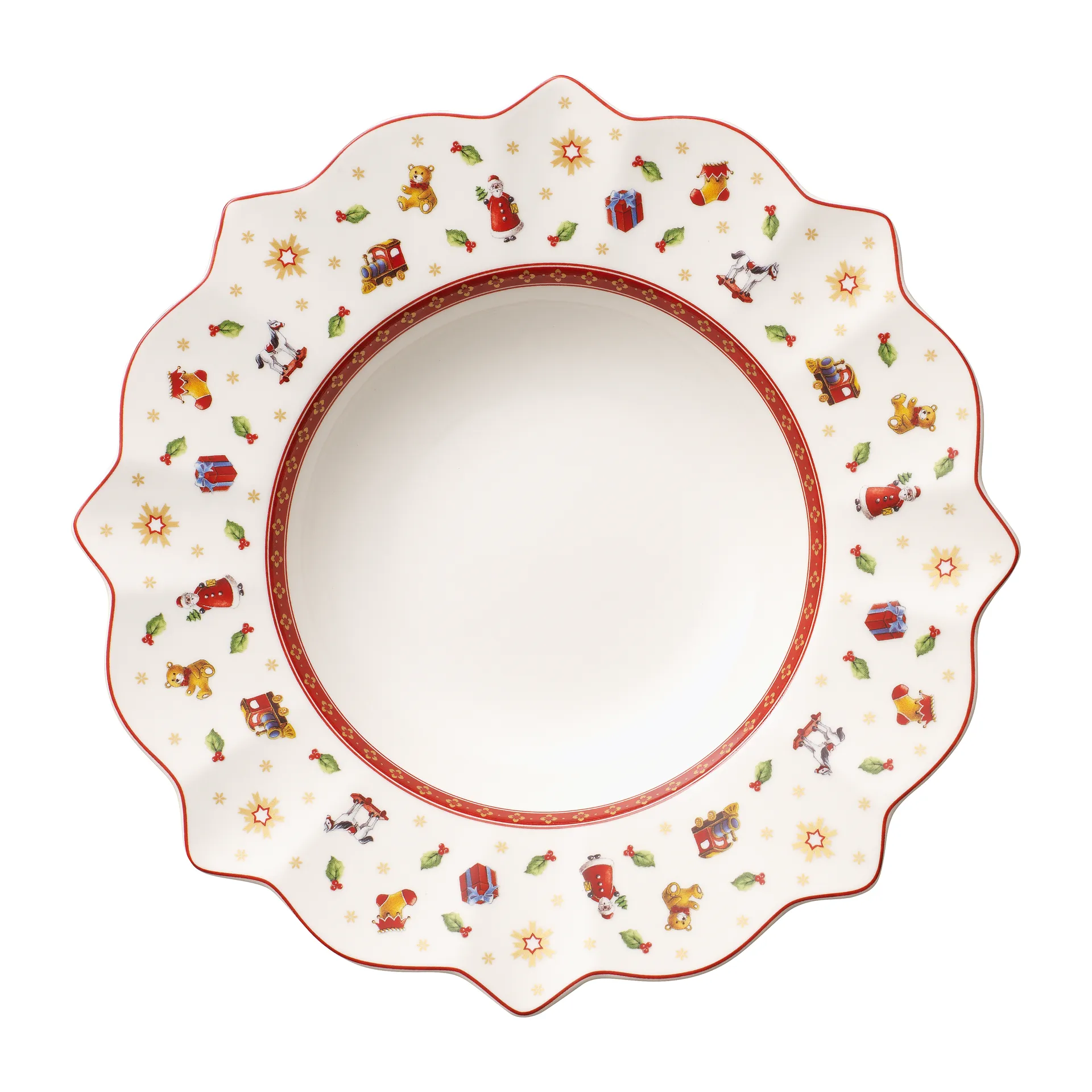 Plato hondo Toy's Delight Ø26 cm, blanco-rojo Villeroy & Boch