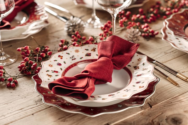 Plato hondo Toy's Delight Ø26 cm, blanco-rojo Villeroy & Boch