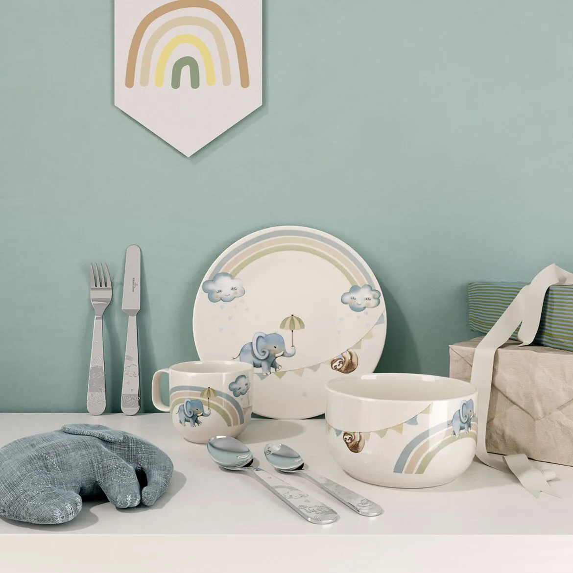 Plato infantil Walk like an Elephant Ø21,5 cm, Multi Villeroy & Boch