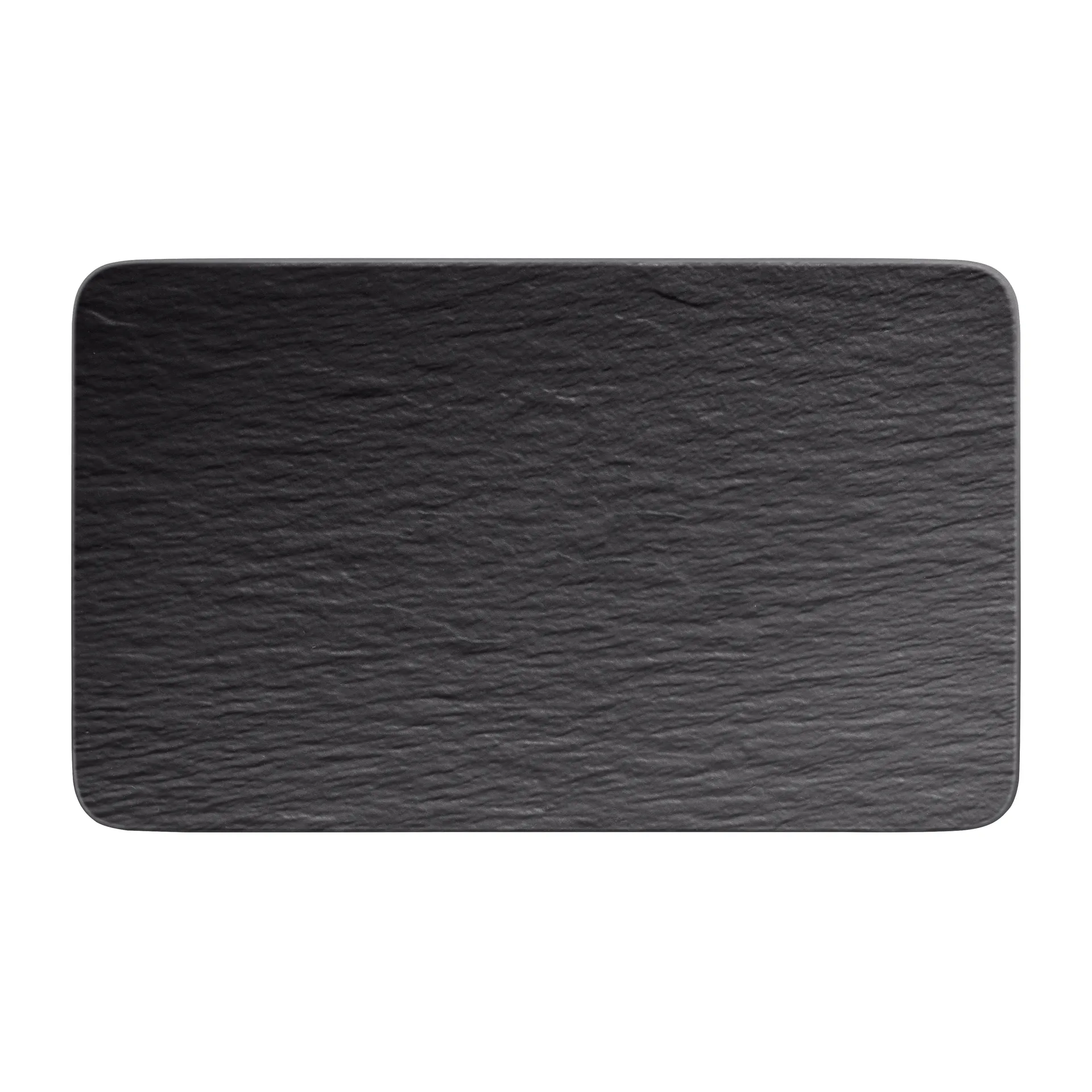 Plato Manufacture Rock 17x28 cm, negro Villeroy & Boch