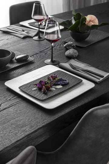 Plato Manufacture Rock 17x28 cm - negro - Villeroy & Boch