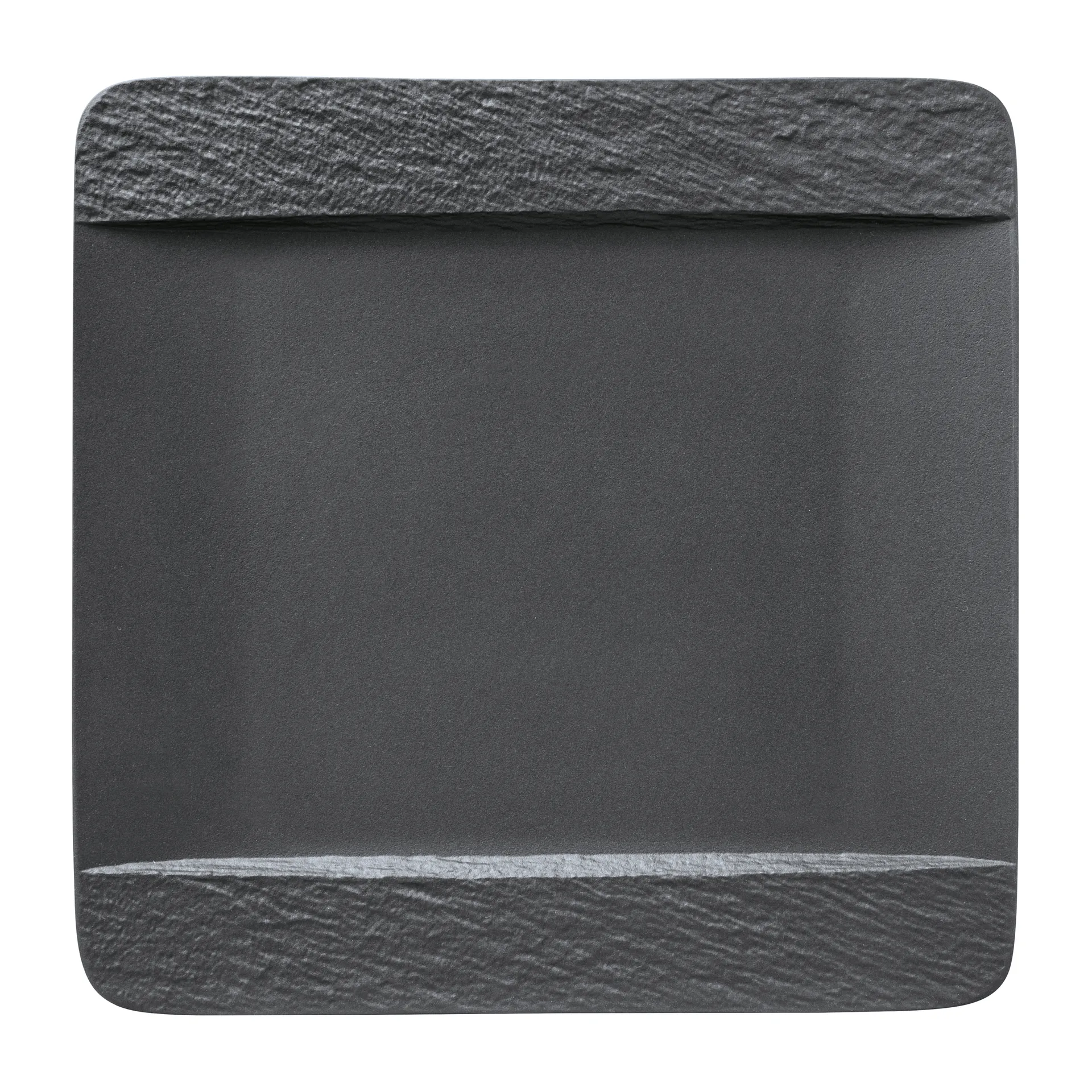 Plato Manufacture Rock 28x28 cm, negro Villeroy & Boch
