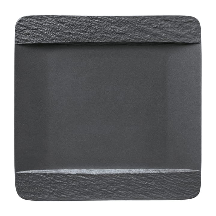 Plato Manufacture Rock 28x28 cm - negro - Villeroy & Boch