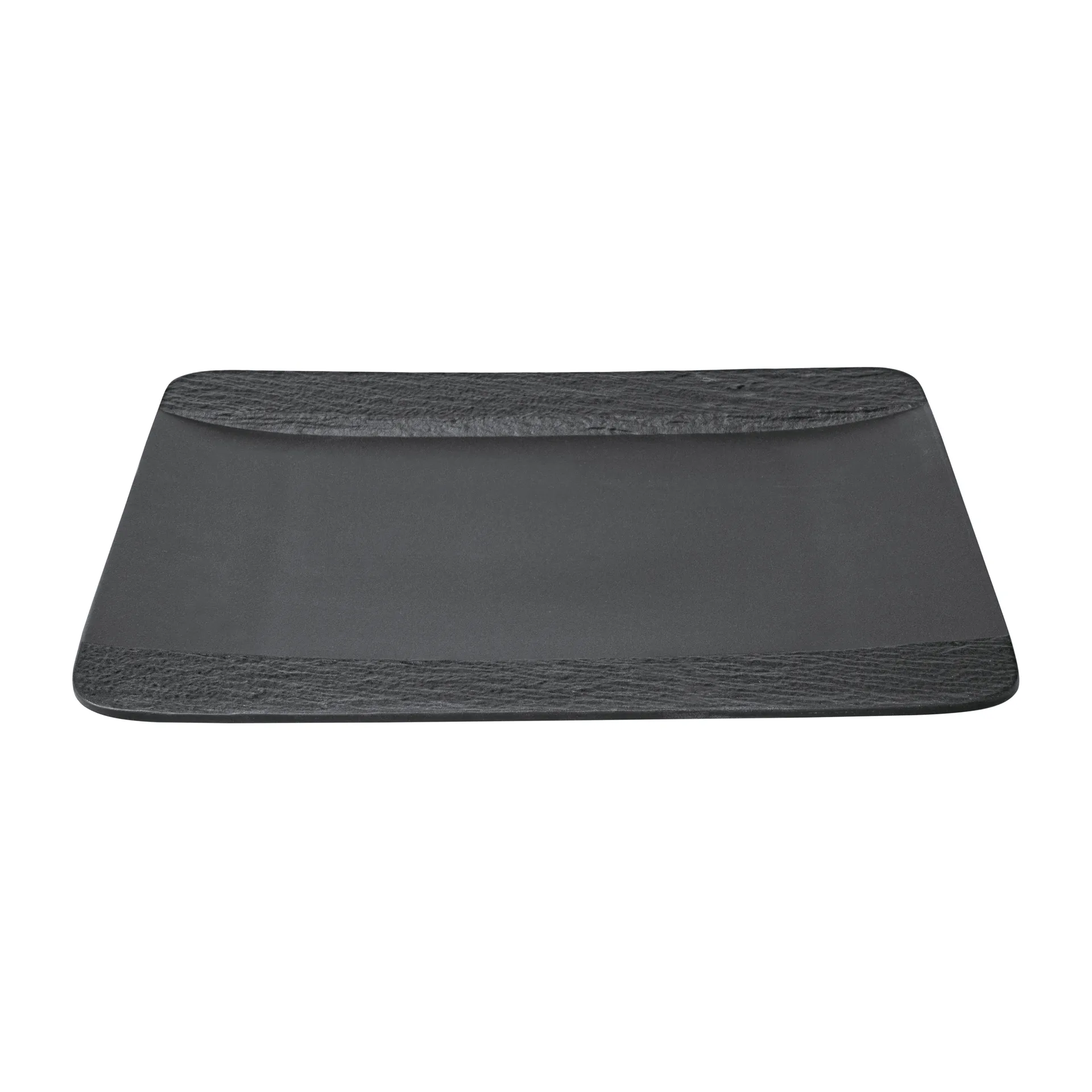 Plato Manufacture Rock 28x28 cm, negro Villeroy & Boch