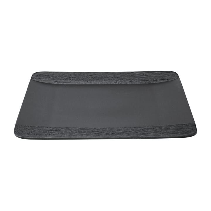 Plato Manufacture Rock 28x28 cm, negro Villeroy & Boch