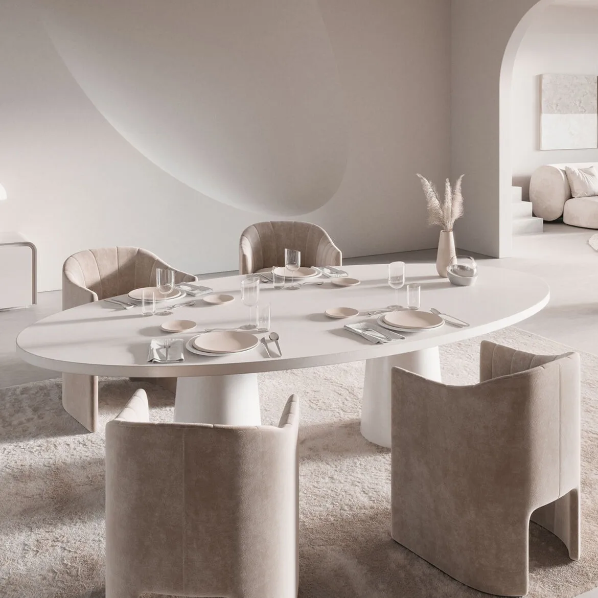 Plato NewMoon 24 cm, Beige Villeroy & Boch