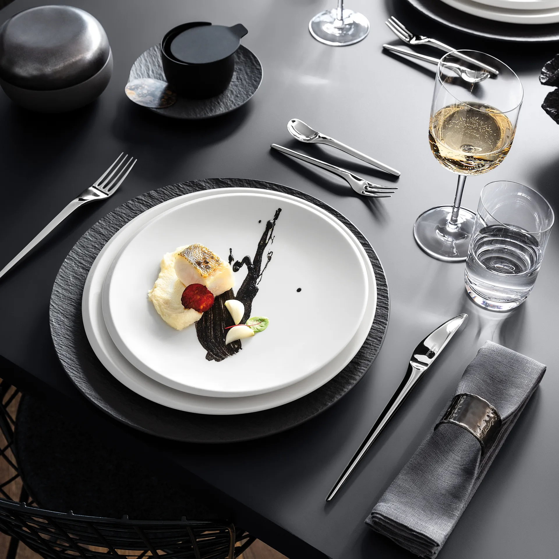 Plato NewMoon 24 cm, blanco Villeroy & Boch