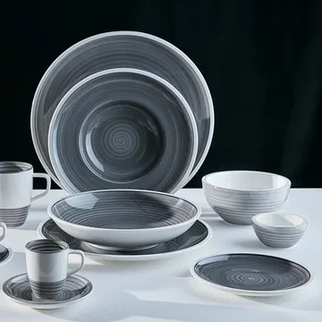 Plato para comida Manufacture Gris - 27 cm - Villeroy & Boch